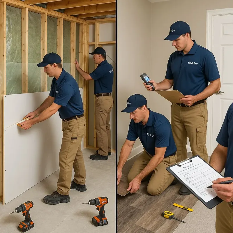 Repairs and Reconstruction process in Park Hill, OK